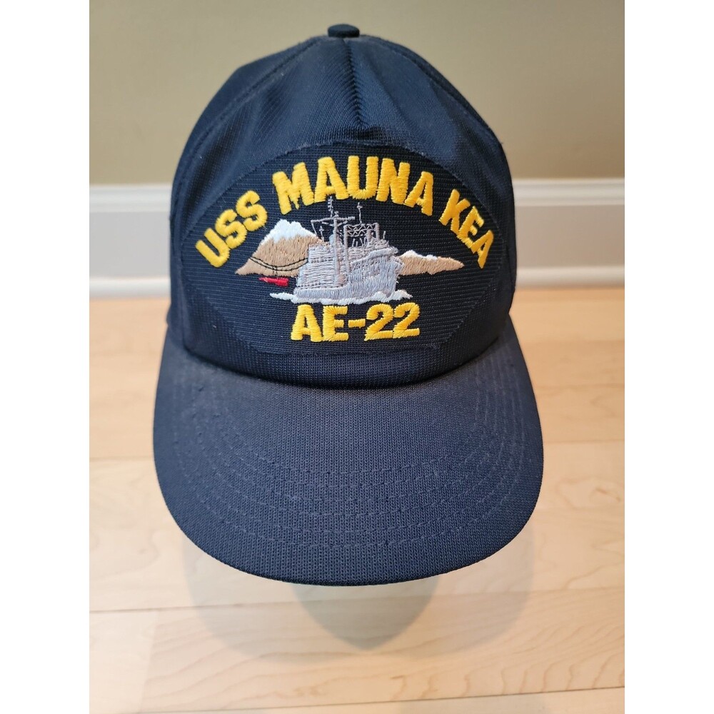 USS MAUNA KEA AE-22 Hat- Navy Blue One Size